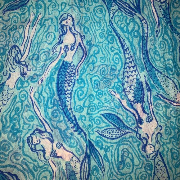 HTF Lilly Pulitzer Scarf Nice Tails - Picture 3 of 5